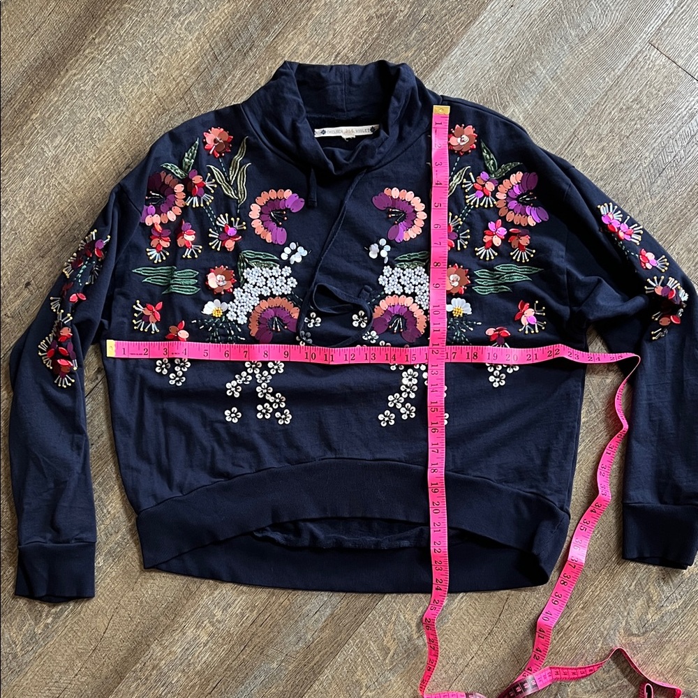 Chelsea & Violet Excellent Condition Top with Embroidery
